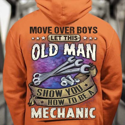 Let This Old Man Mechanic Apparel - Funny Garage